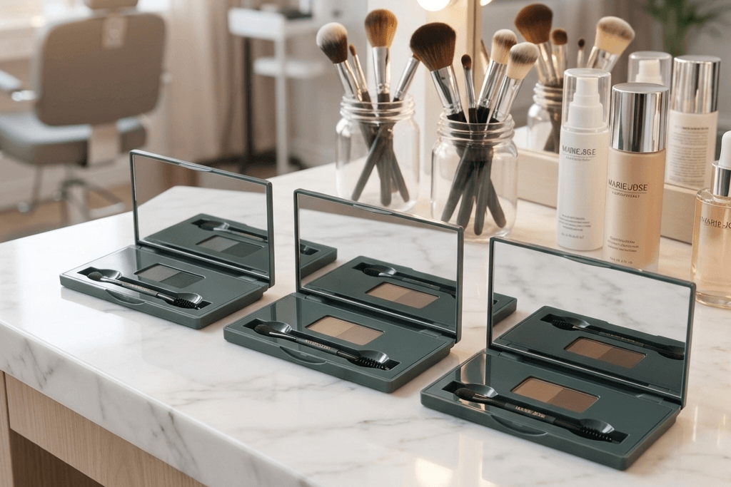 Duo Brow Powder Kit - three color combinations for perfect eyebrows