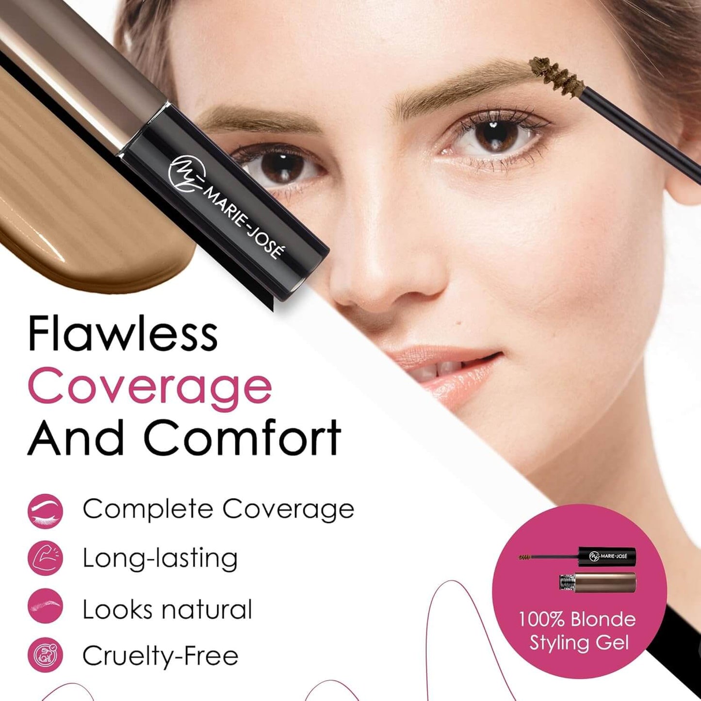 Gel para cejas teñido (4 colores)