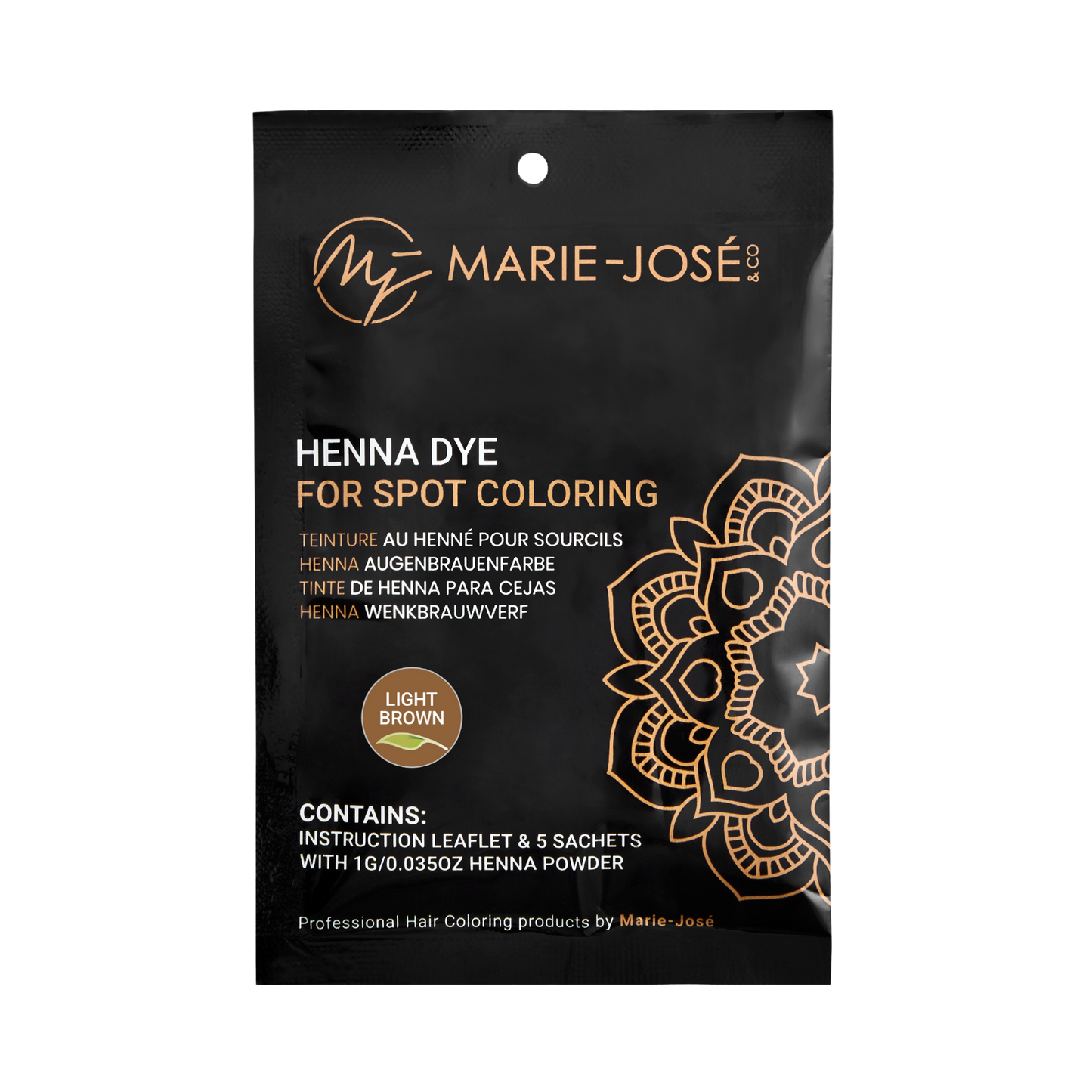 Henna Eyebrow Tint - 5 sachets
