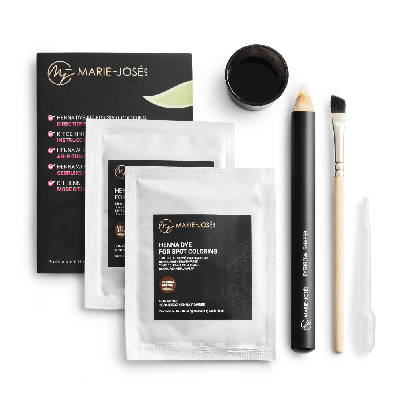 Henna Eyebrow Tint Kit - Marie-José
