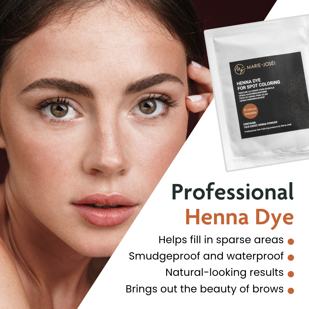 Henna Eyebrow Tint - 8 Colours - 1 Sachet - Marie-José