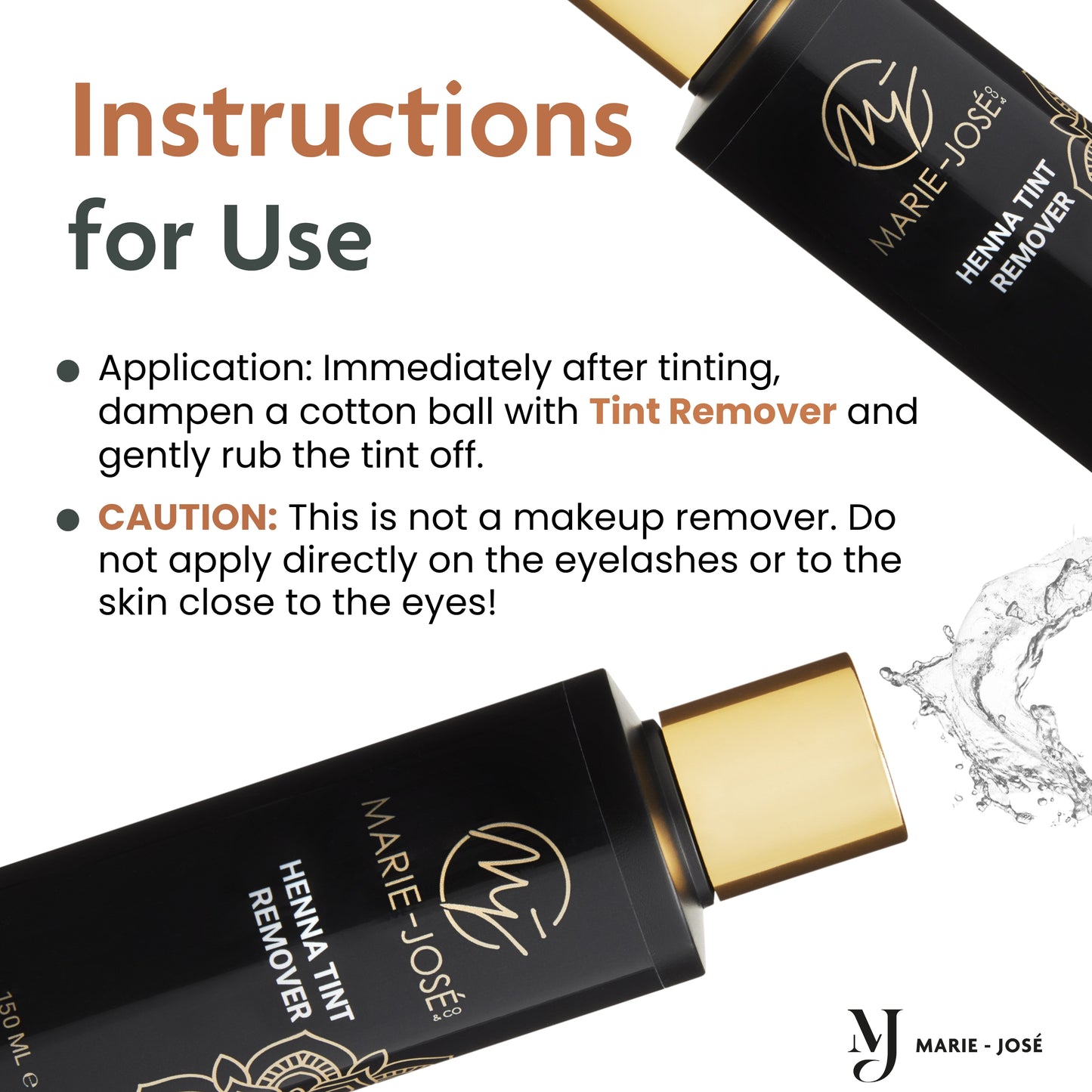 Eyebrow Tint Stain Remover -Marie-José Brows