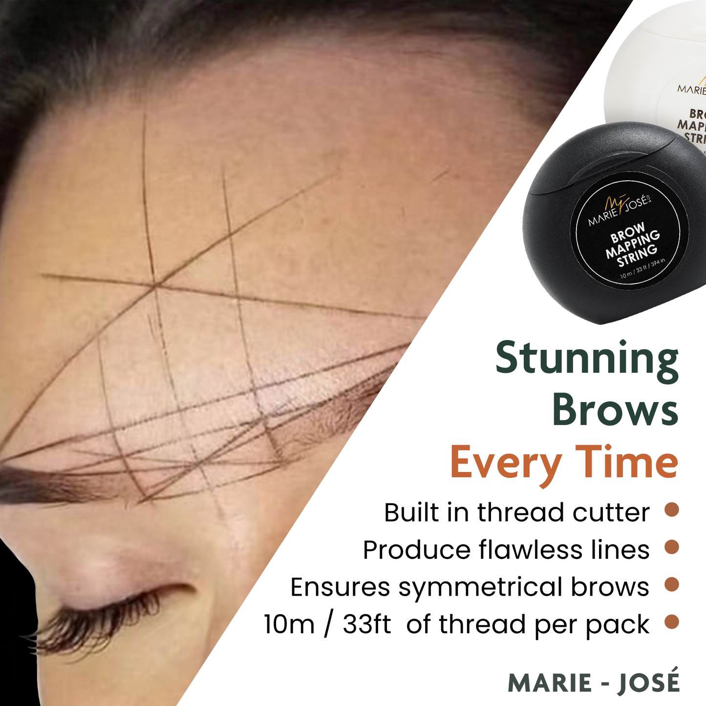 Fil de traçage des sourcils