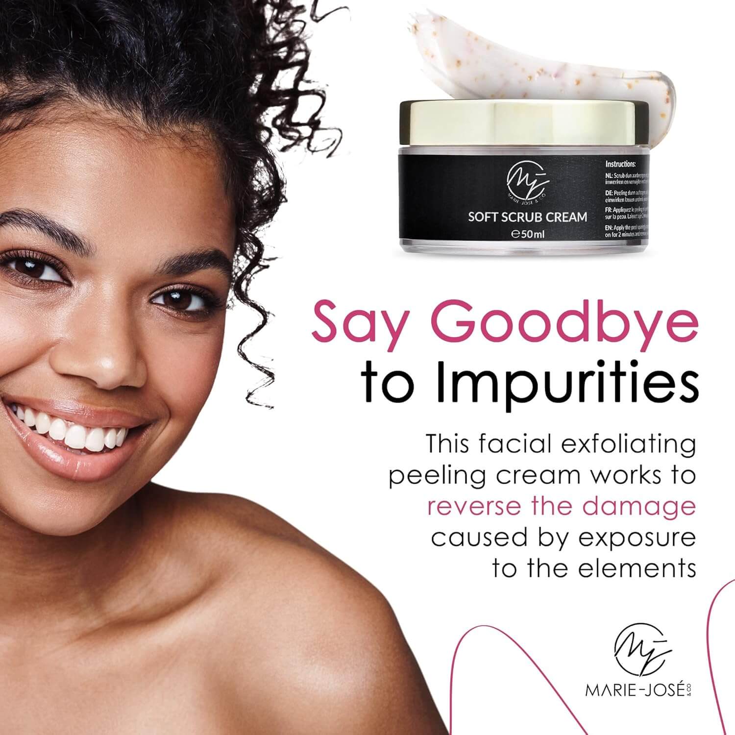 Scrub - Face - Brows Exfoliator - Marie-Jose