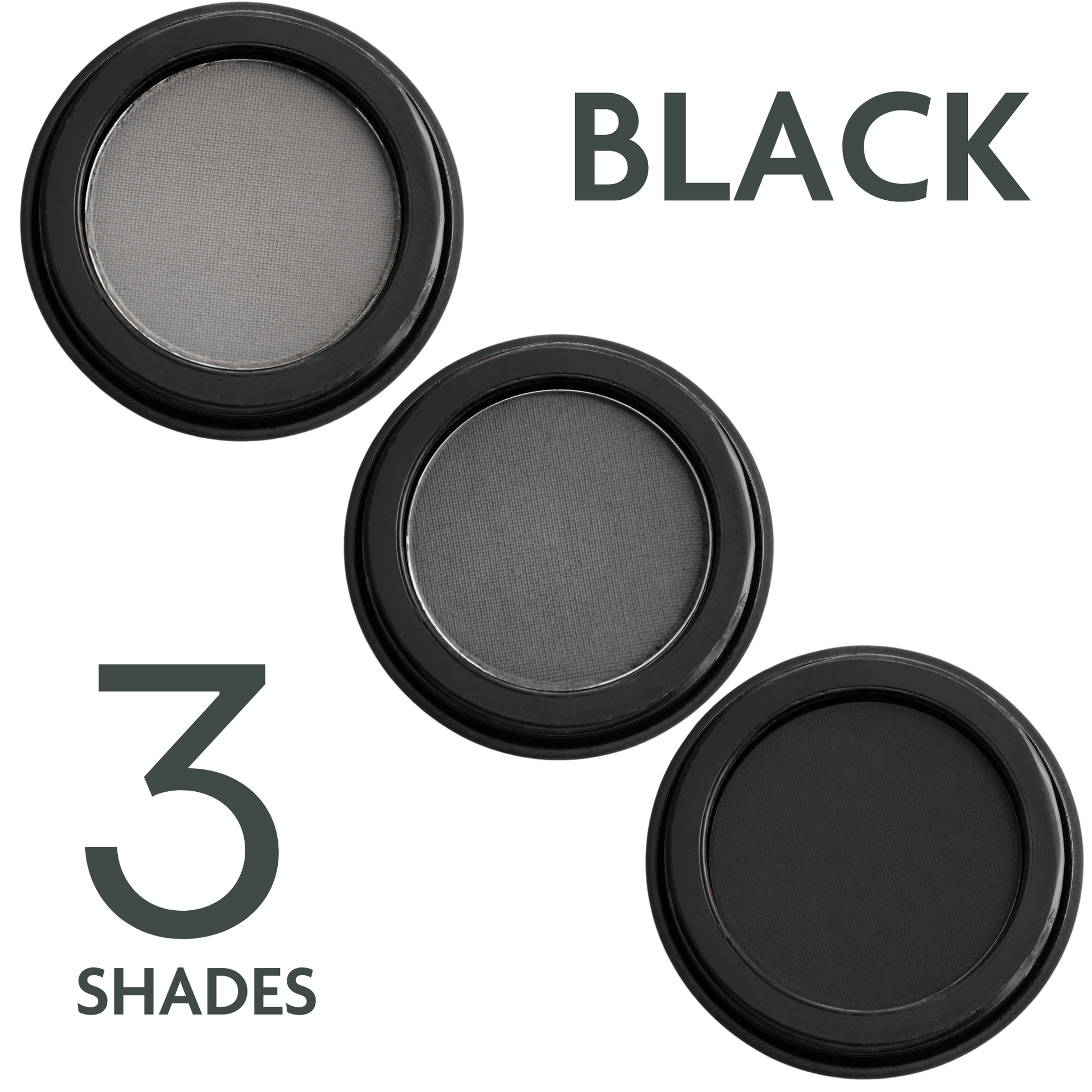 Eyebrow Powder in 3 black shades by Marie-José