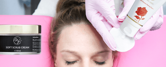 Scrub Cream versus Fruit acid Peeling comparison
