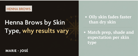 Henna brows: every skin type, a different result — Marie-José