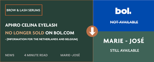 Aphro Celina wimperserum verdwijnt van Bol