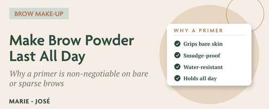 Why an Eyebrow Primer Is Essential When Using Powder on Sparse Brows