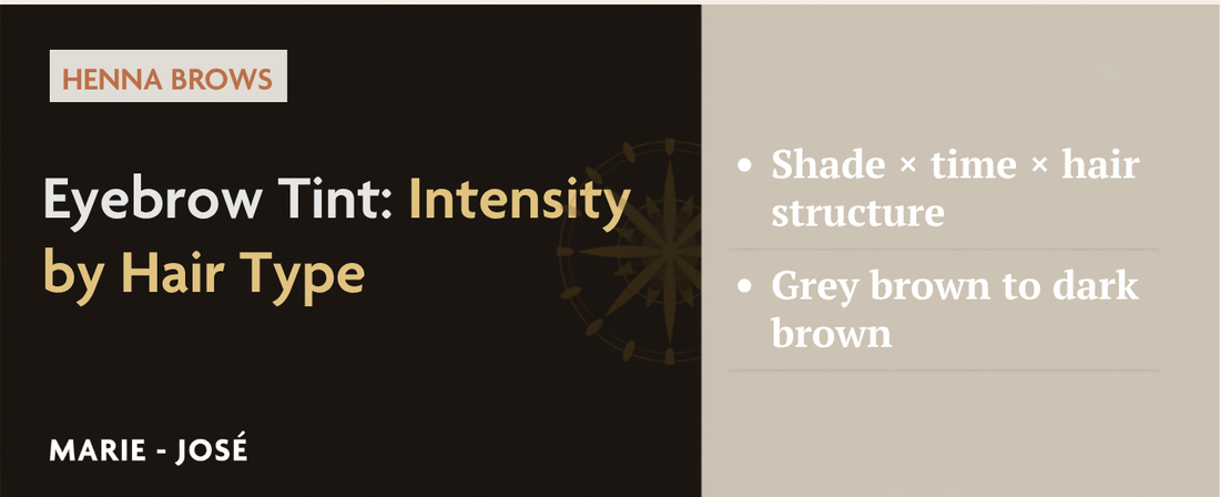 Eyebrow Tint Color Intensity: Guide by Hair Type