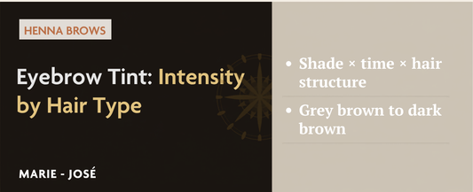 Eyebrow Tint Color Intensity: Guide by Hair Type