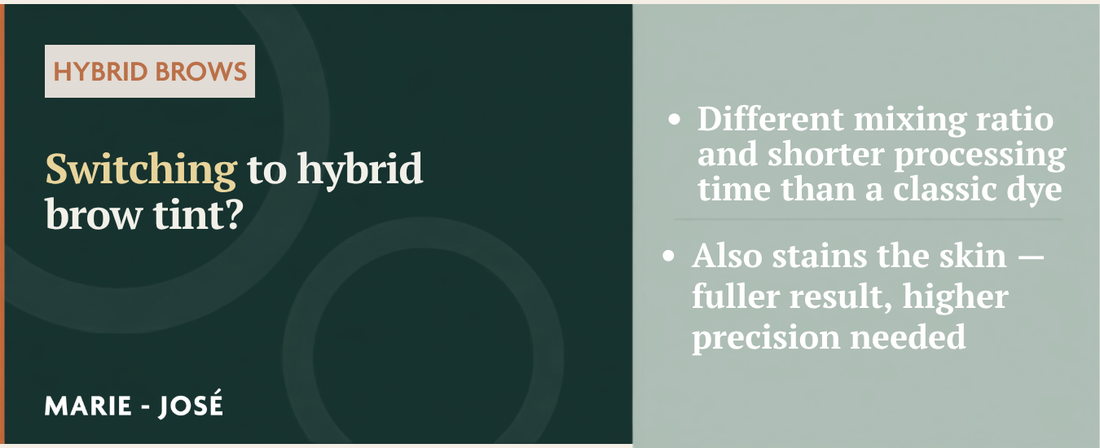 Switching to Hybrid Brow Tint: What Changes in Your Method?