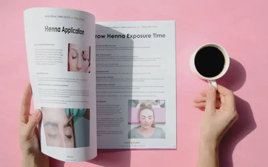 Henna Brows Training Booklet - Marie-José