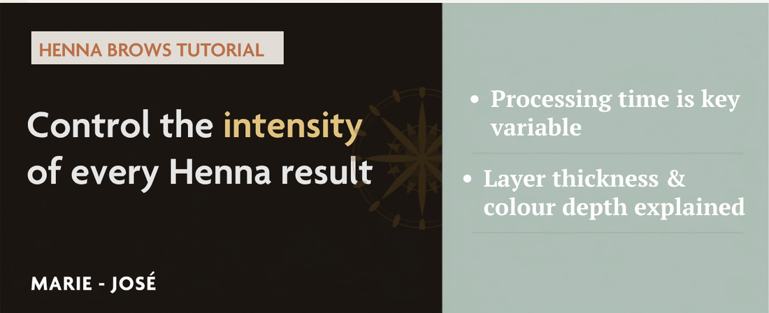 Henna brows too light? Processing time and layer thickness explained