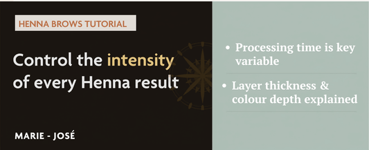 Henna brows too light? Processing time and layer thickness explained