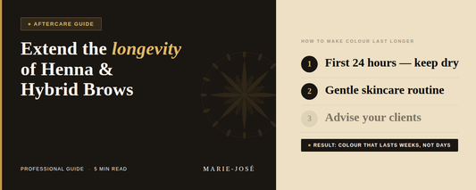 How to Extend the Longevity of Henna and Hybrid Brows