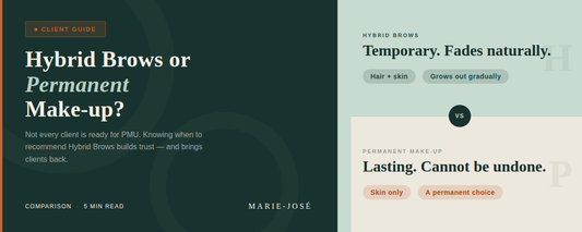 When to Choose Hybrid Brows Instead of Permanent Makeup?