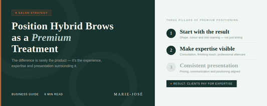 How to Position Hybrid Brows as a Premium Treatment in Your Salon