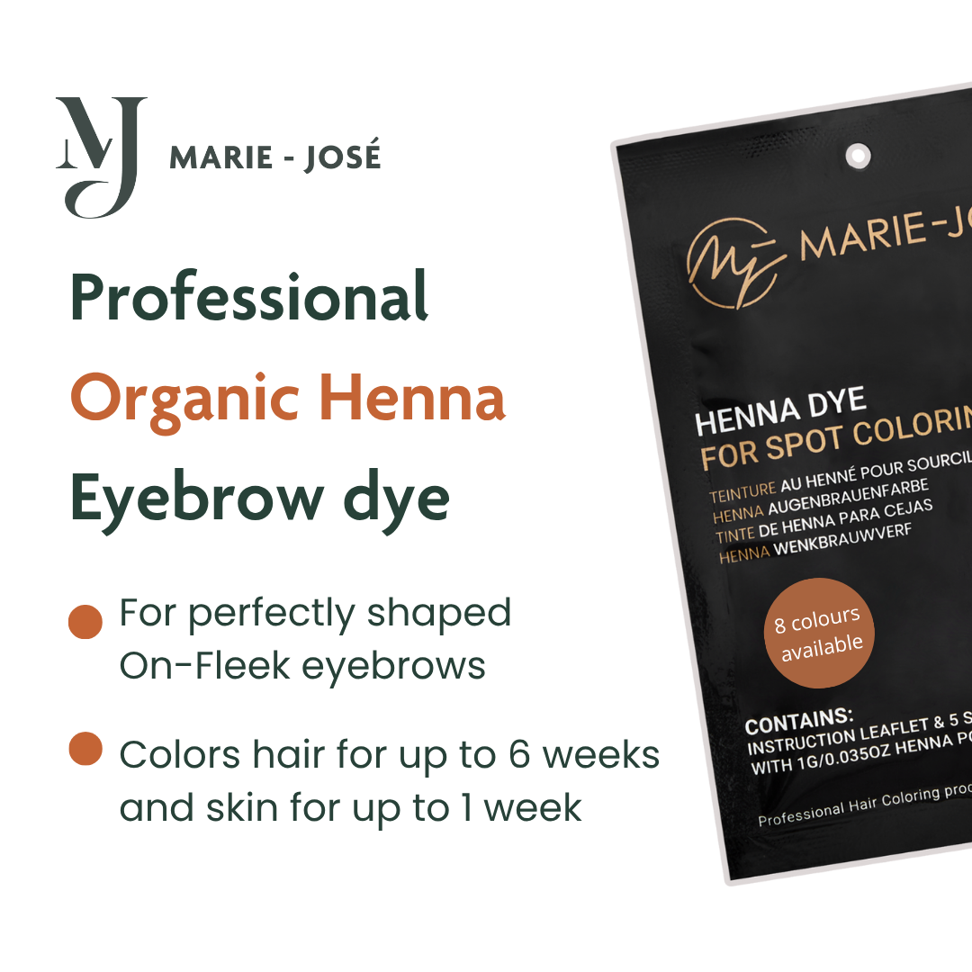 Marie-José Henna Eyebrow Tint - 5 sachets