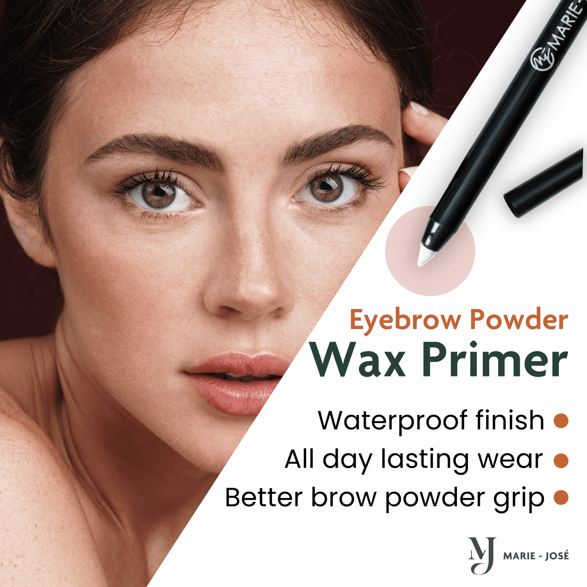 Wax Brow Primer for eyebrow powder of the Marie-José brand