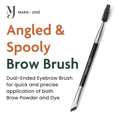 Angled and Spooly Brow Brush
