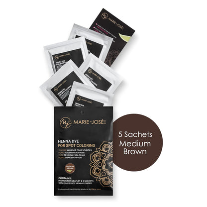 Teinture pour sourcils au henné  - 5 sachets