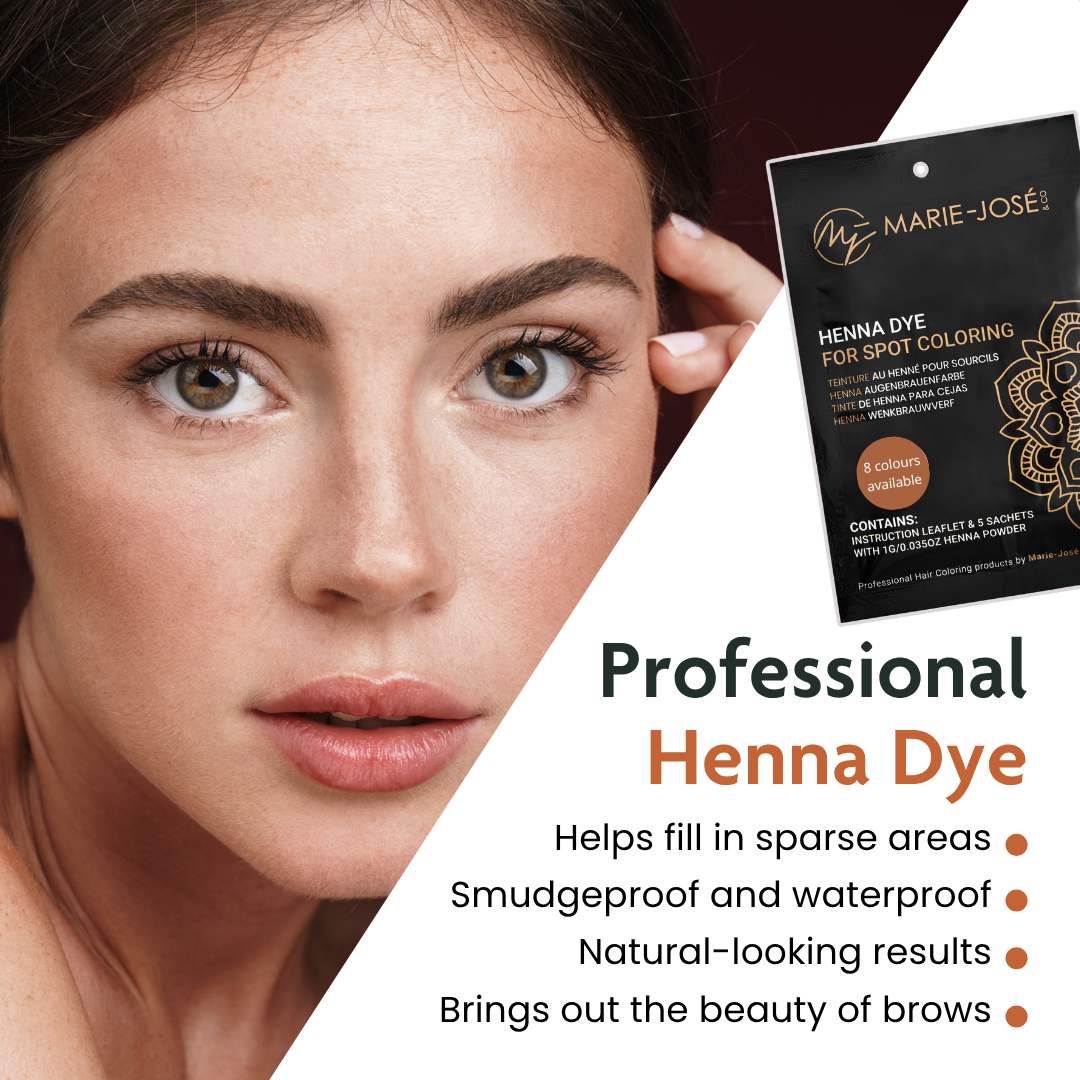 Marie-José Henna Eyebrow Tint - 5 sachets