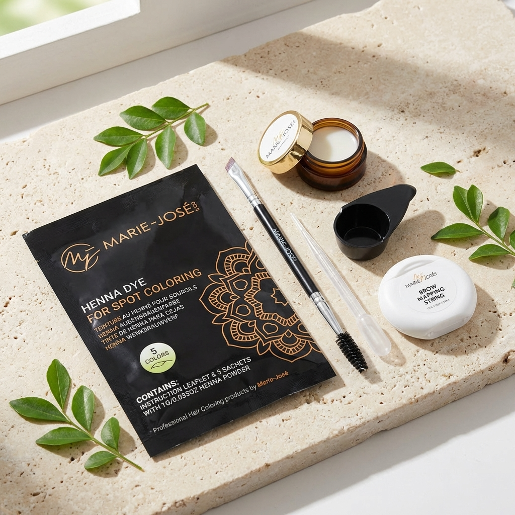 Henna Eyebrow Kit - Mini Starter Set for Professionals – Marie-José