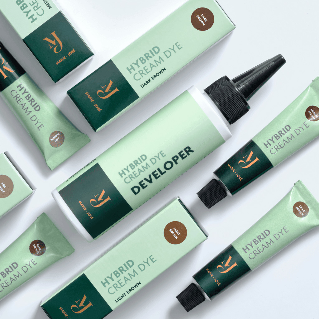 Hybrid Eyebrow Tint Set – 4 colours + developer