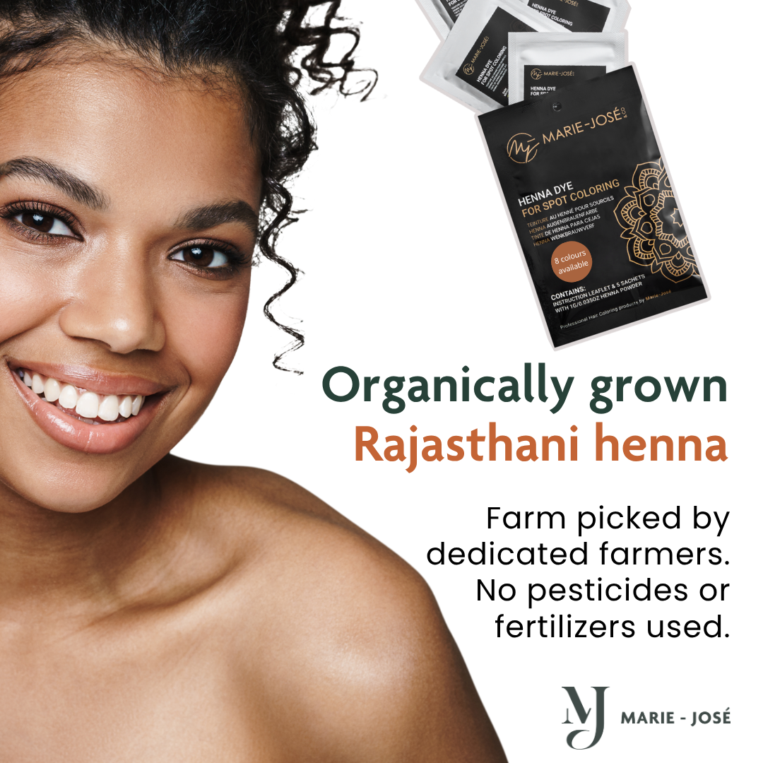 Marie-José Henna Eyebrow Tint - 5 sachets