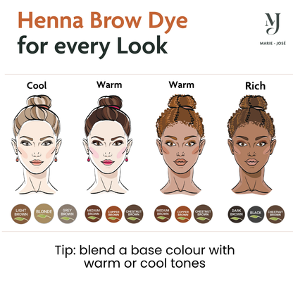 Marie-José Henna Eyebrow Tint - 5 sachets