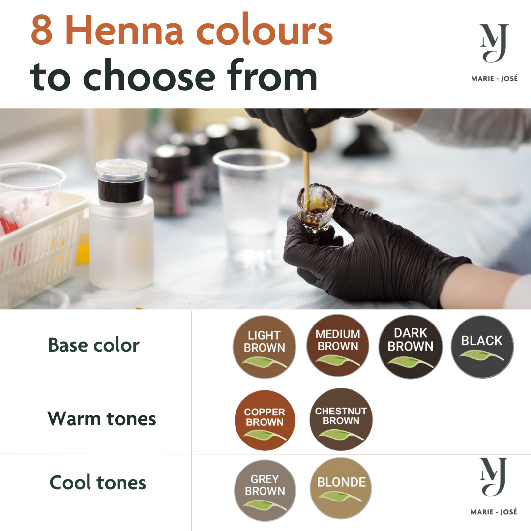 Marie-José Henna Eyebrow Tint - 5 sachets