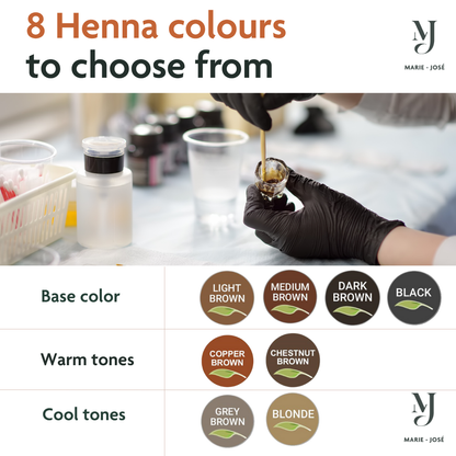 Marie-José Henna Eyebrow Tint - 5 sachets