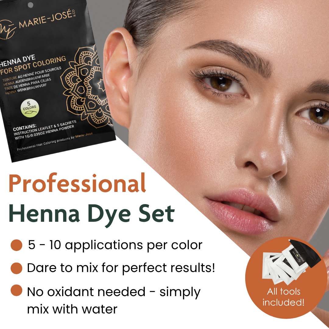 Professional Henna Brow Dye Set