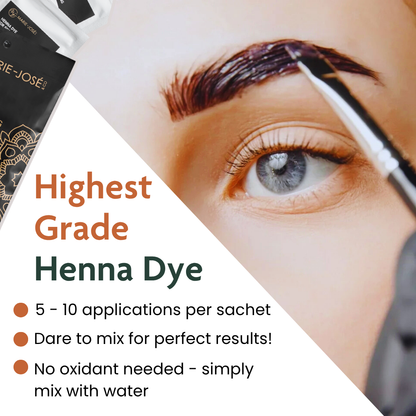 Marie-José Henna Eyebrow Tint - 5 sachets