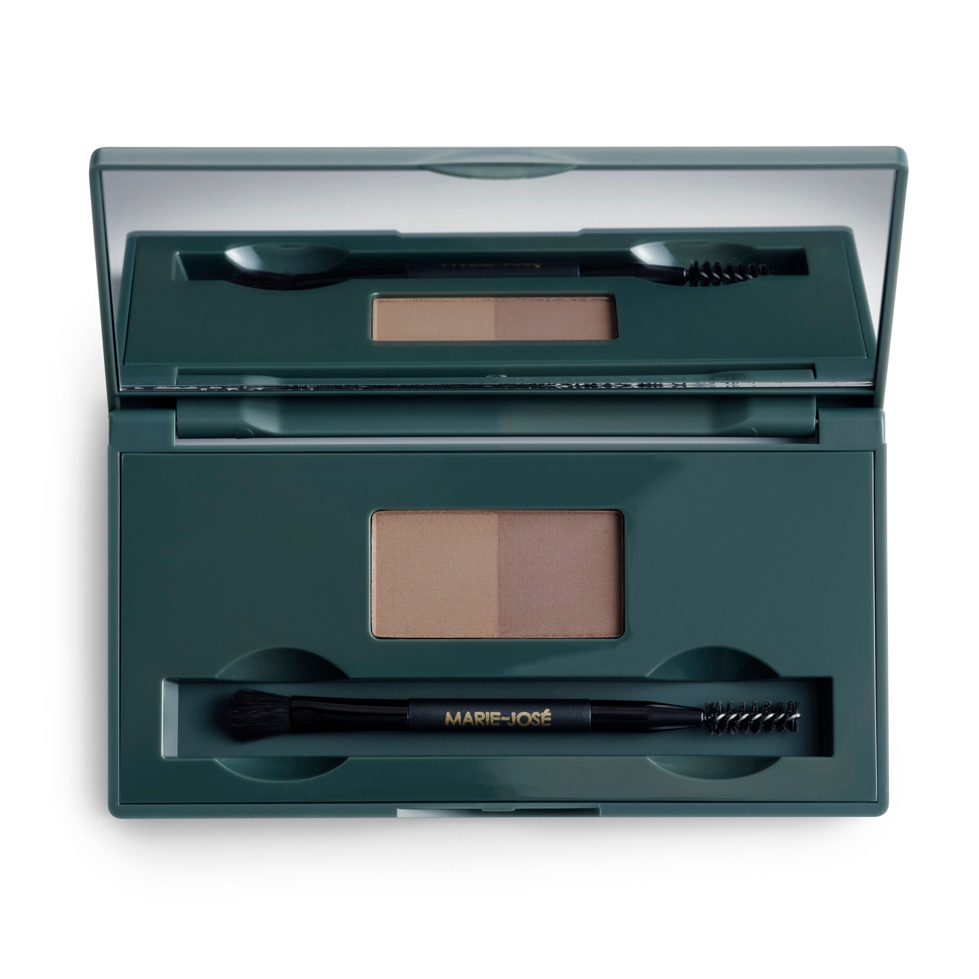 Duo Brow Powder Kit – Waterproof Stencil Set - 3 Color Duo Brow Powder Kit – Waterproof Stencil Set - 3 Color