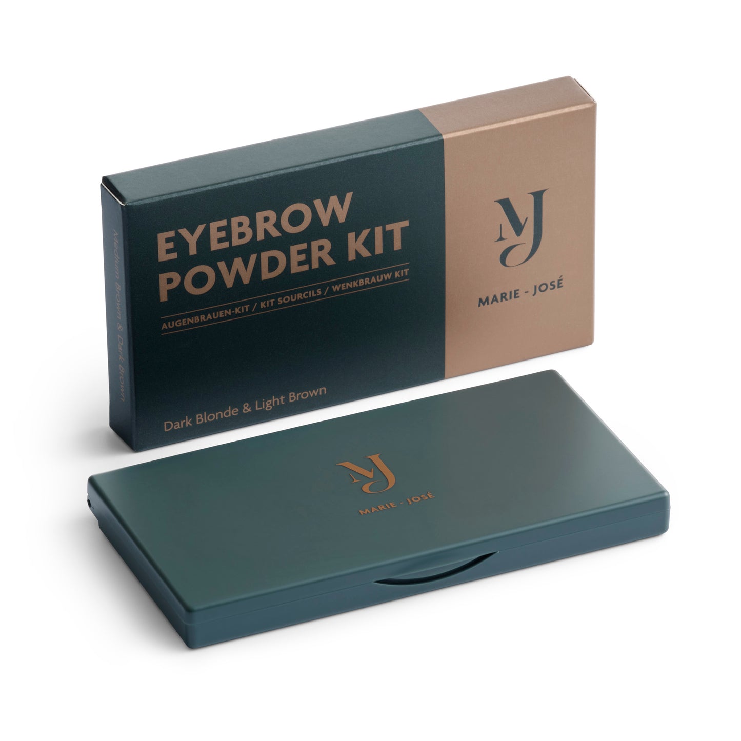 Duo Wenkbrauwpoeder Kit - Donkerblond & Lichtbruin