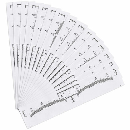 Eyebrow Ruler for Henna & Hybrid Brows (Pack of 50)