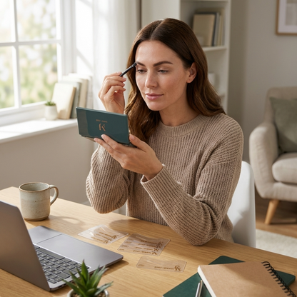 Duo Brow Powder Kit – Waterproof Stencil Set - 3 Color Combinations